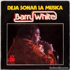 Discos de vinilo: BARRY WHITE ‎– DEJA SONAR LA MÚSICA = LET THE MUSIC PLAY