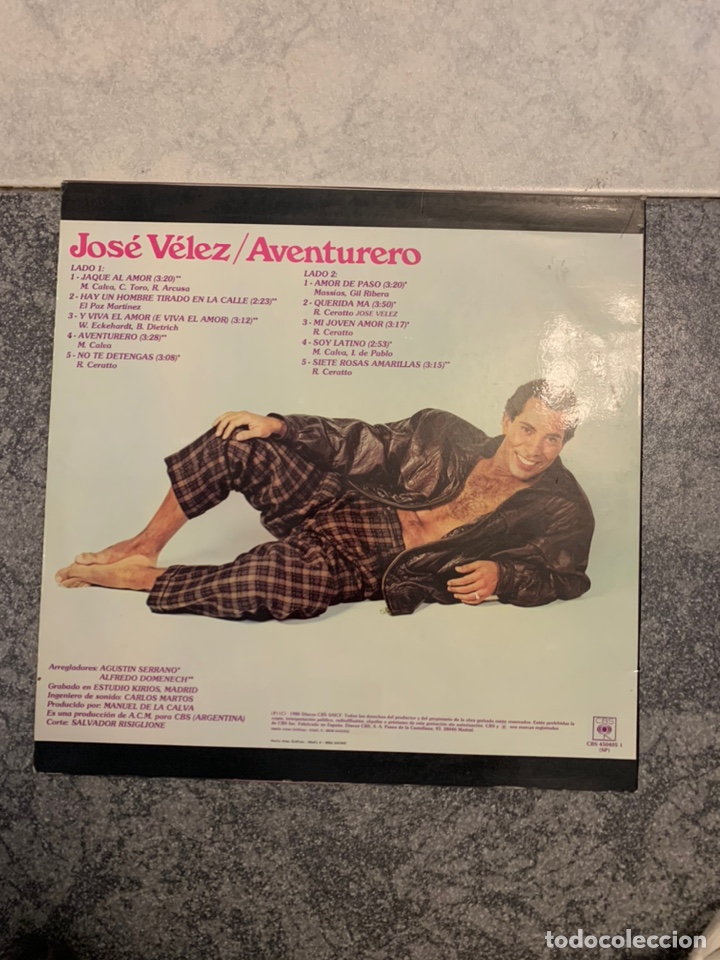 Discos de vinilo: Jose Velez aventurero - Foto 3