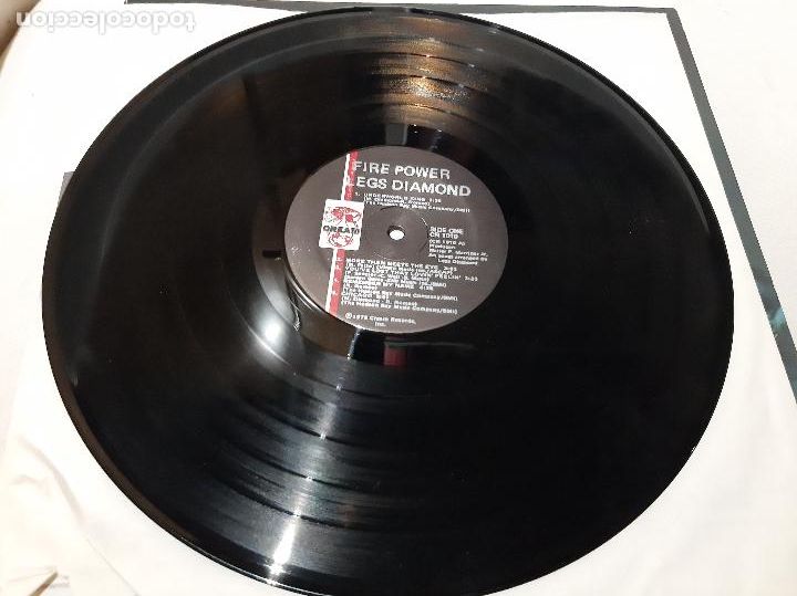 Discos de vinilo: LEGS DIAMOND -FIRE POWER- (1979) LP DISCO VINILO - Foto 4
