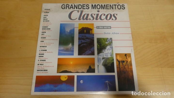 Discos de vinil: LP DISCO VINILO . GRANDES MOMENTOS CLASICOS . 24 OBRAS MAESTRAS. DOBLE LP
