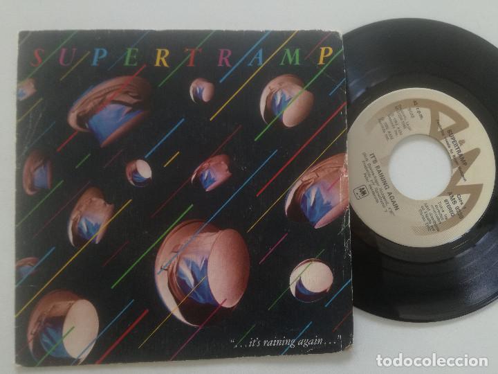 Discos de vinilo: SUPERTRAMP - ...Its Raining Again... - SINGLE A&M ESPA&Ntilde;A 1982 - Foto 1