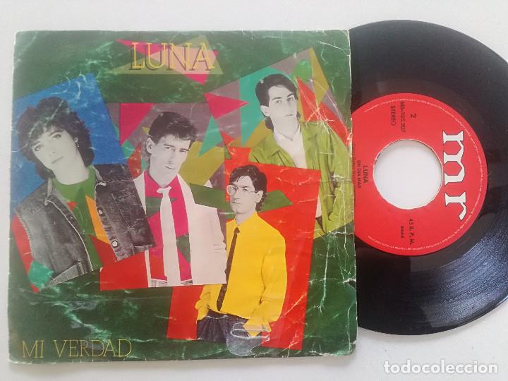 Discos de vinilo: LUNA - Mi Verdad - SINGLE MR 1983 - Foto 1
