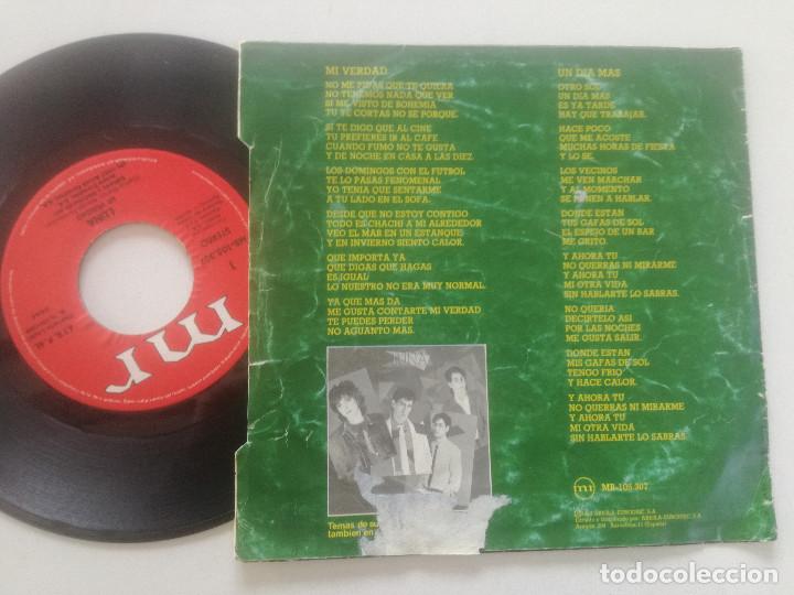 Discos de vinilo: LUNA - Mi Verdad - SINGLE MR 1983 - Foto 2