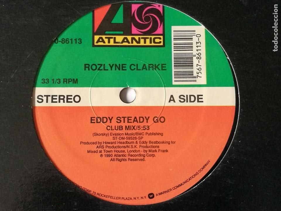Discos de vinilo: Rozlyne Clarke - Eddy Steady Go - 1990 - Foto 1