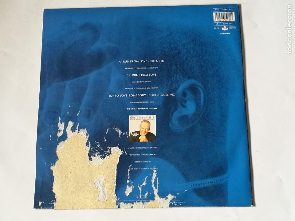 Discos de vinilo: Jimmy Somerville - Run From Love - 1991 - Foto 2
