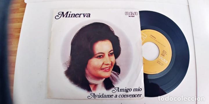 Discos de vinilo: MINERVA-SINGLE AMIGO MIO - Foto 1