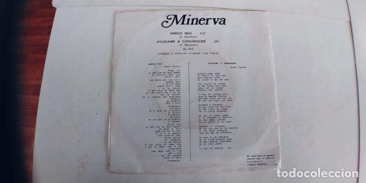 Discos de vinilo: MINERVA-SINGLE AMIGO MIO - Foto 2