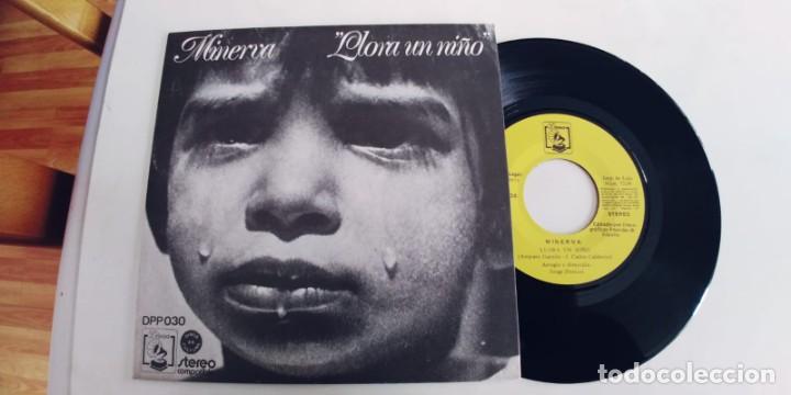 Discos de vinilo: MINERVA-SINGLE LLORA UN NI&Ntilde;O-NUEVO - Foto 1