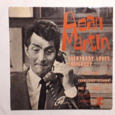 Discos de vinilo: DEAN MARTIN - EVERYBODY LOVES SOMEBODY + A LITTLE VOICE + FROM LOVER TO LOVER + FACE IN A CROWD. Lote 238803975