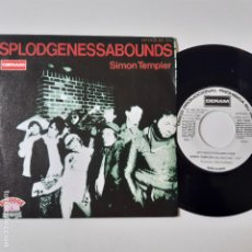 Discos de vinilo: SPLODGENESSABOUNDS- SIMON TEMPLER - PROMO SINGLE 1980 - VINILO COMO NUEVO.