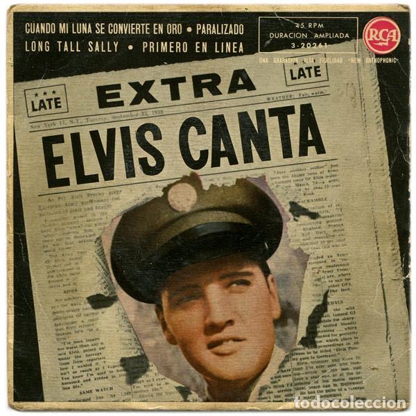 Discos de vinilo: Elvis Presley &lrm;&ndash; Extra Elvis Canta - Foto 1