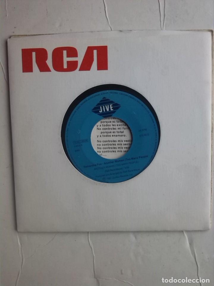 Discos de vinilo: SAMANTHA FOX - ANOTHER WOMAN SINGLE 7&rdquo; - Foto 1