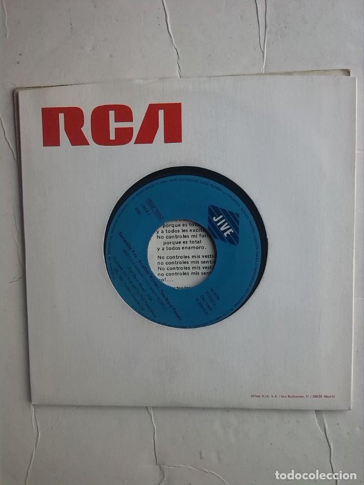 Discos de vinilo: SAMANTHA FOX - ANOTHER WOMAN SINGLE 7&rdquo; - Foto 2