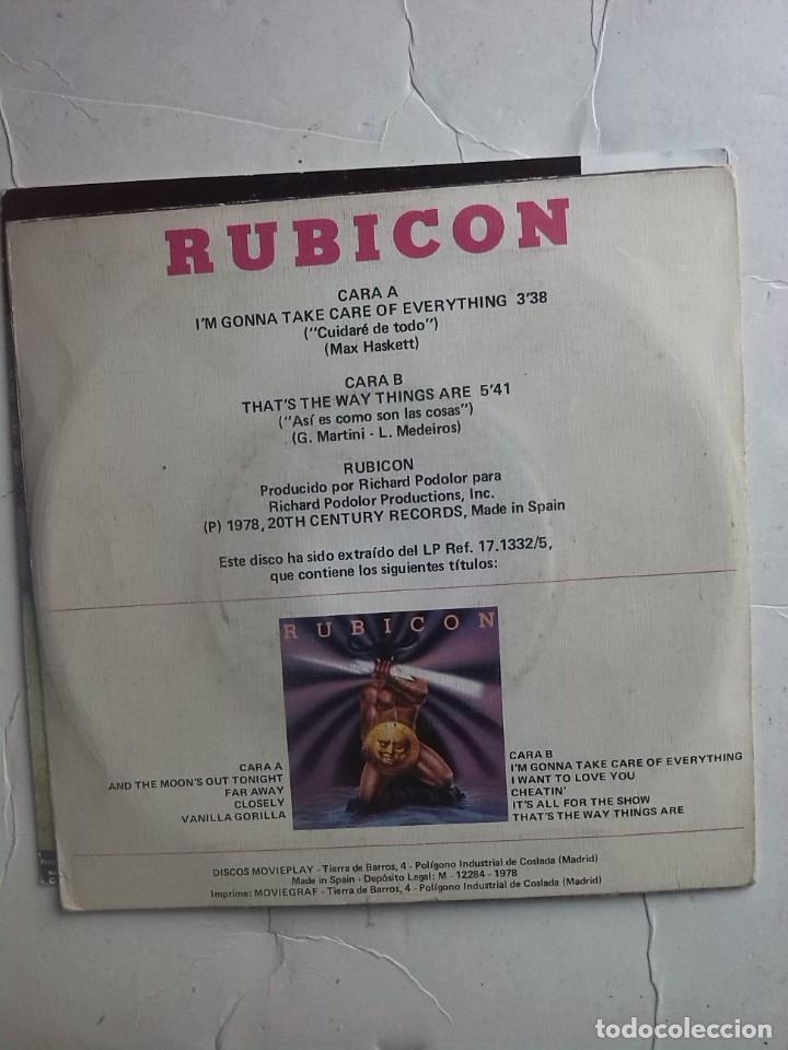 Discos de vinilo: RUBICON - CUIDAR&Eacute; DE TODO SINGLE 7&rdquo; - Foto 2