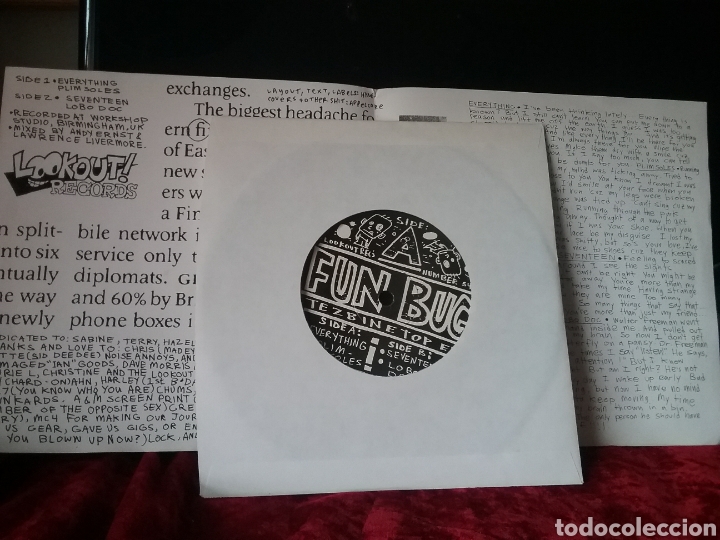 Discos de vinilo: FUN BUG 1992 Lookout! Records - Foto 3