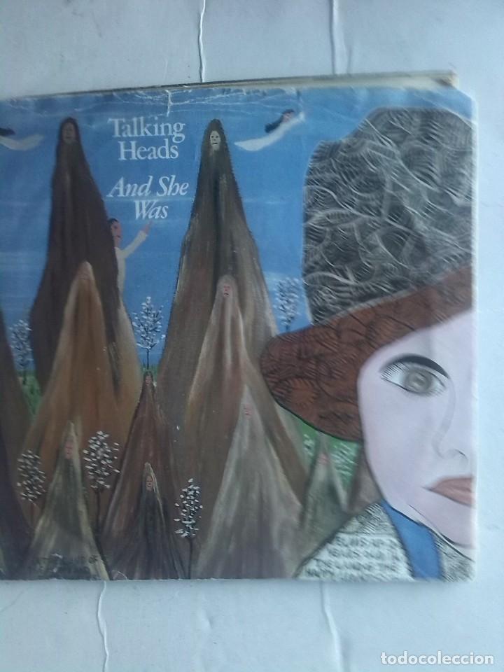 Discos de vinilo: TALKING HEADS - AND SHE WAS SINGLE 7&rdquo; - Foto 1