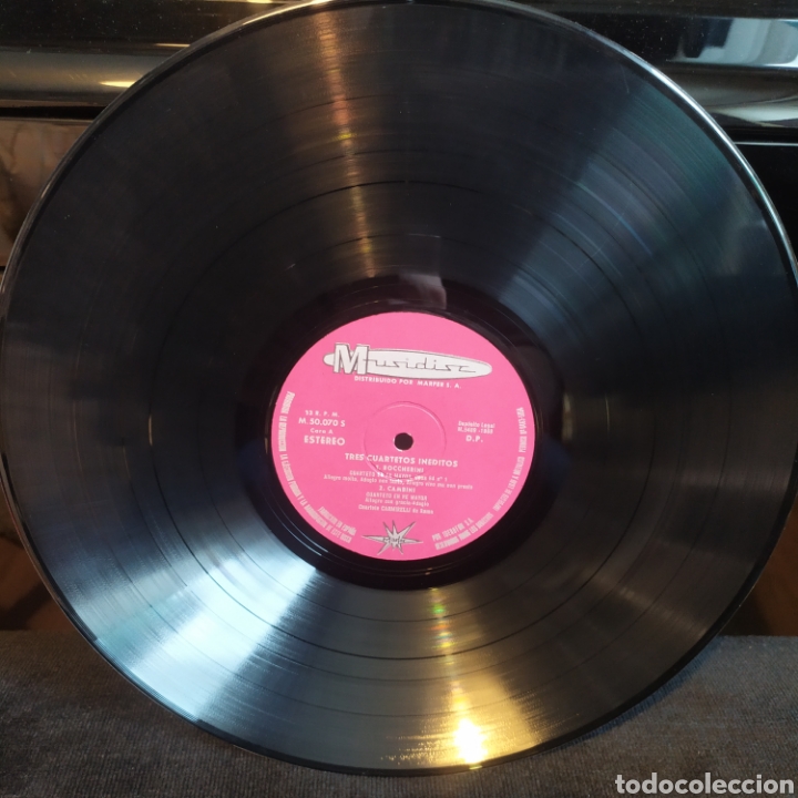 Discos de vinilo: Cuarteto Carmirelli De Roma - Boccherini, Cambini - Foto 3