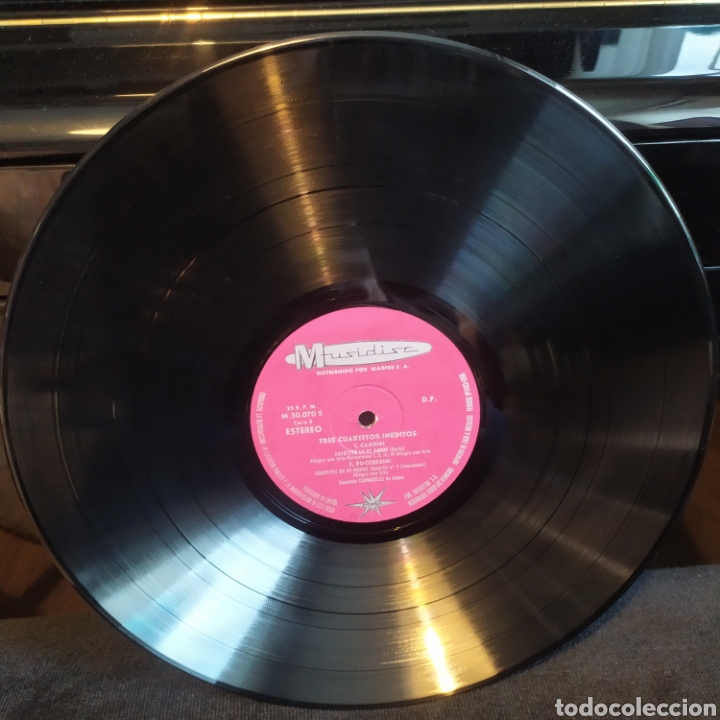 Discos de vinilo: Cuarteto Carmirelli De Roma - Boccherini, Cambini - Foto 4