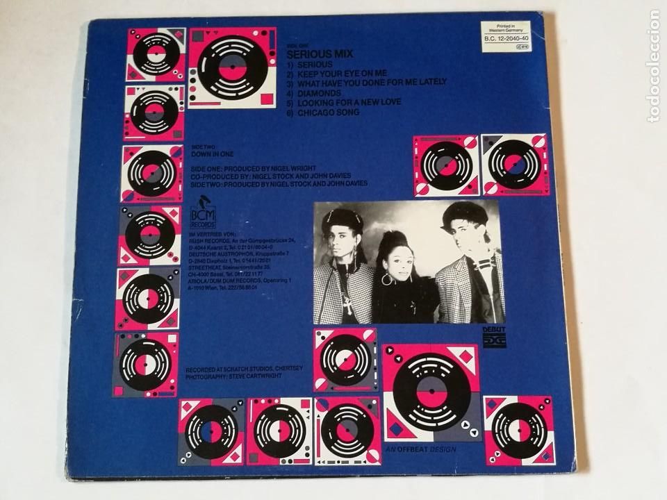 Discos de vinilo: Mirage - Serious Mix - 1987 - Foto 2