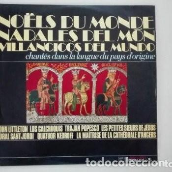 Discos de vinilo: Villancicos del mundo No&euml;ls du monde Nadales del m&oacute;n LP cantadas en lengua original