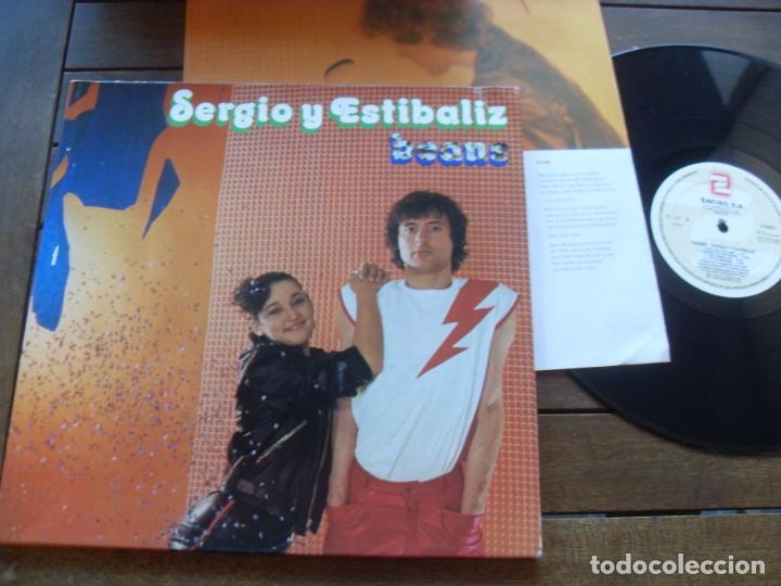 Discos de vinilo: SERGIO Y ESTIBALIZ LP. BEANS MADE IN SPAIN. 1979. GATEFOLD - Foto 2