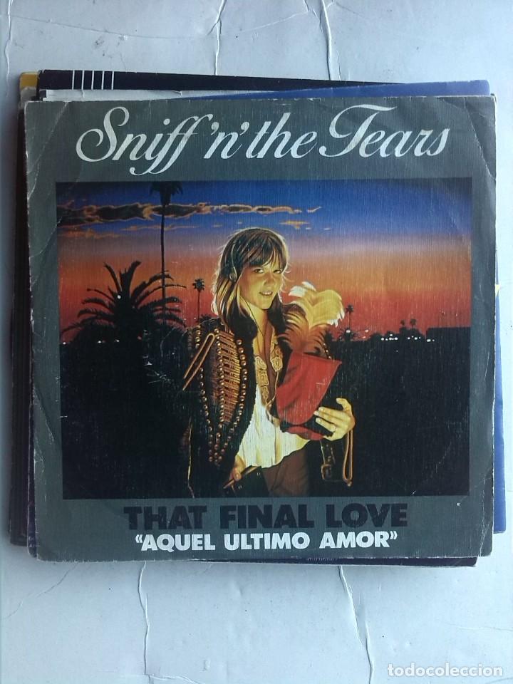 Discos de vinilo: SNIFF&acute;N&acute;THE TEARS - AQUEL ULTIMO AMOR SINGLE 7&rdquo; - Foto 1