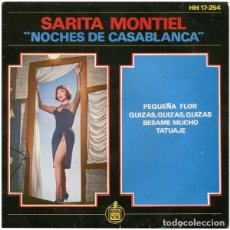 Discos de vinilo: SARITA MONTIEL ‎– NOCHES DE CASABLANCA. Lote 239477150