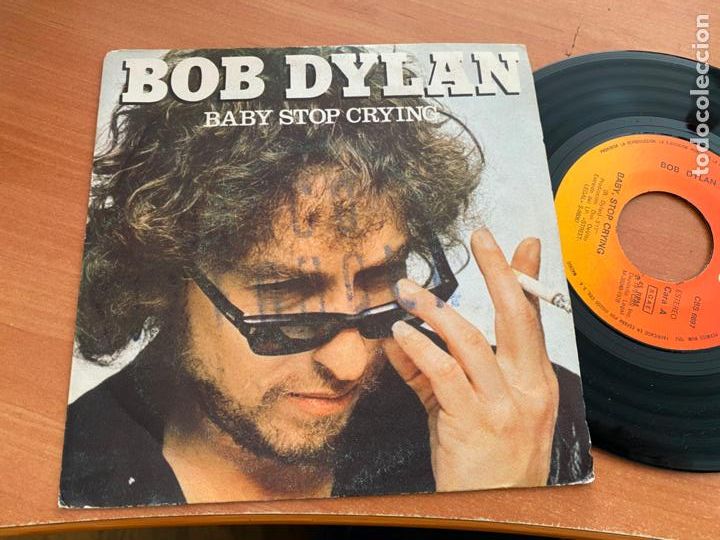 Vinyl records: BOB DYLAN (BABY STOP CRYING) SINGLE ESPAÑA 1978 (EPI21)