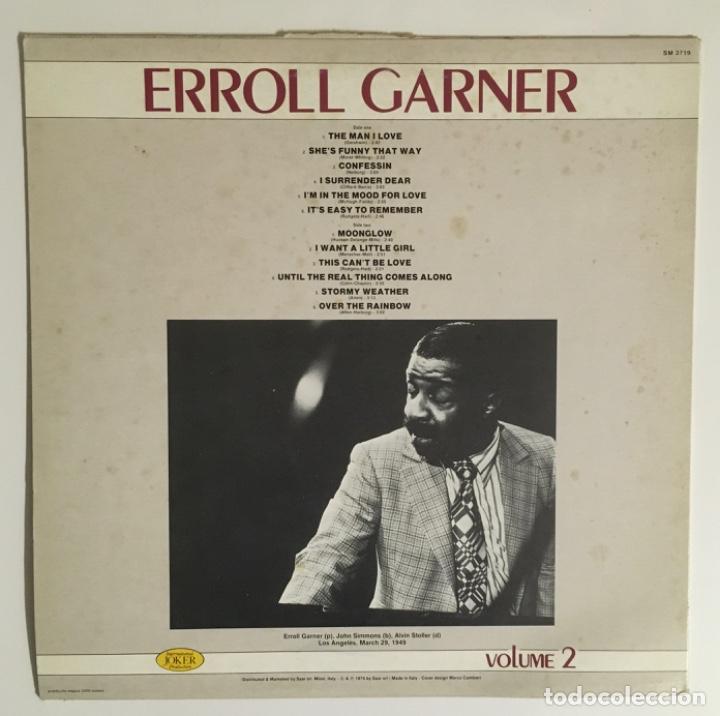 Discos de vinilo: ERROLL GARNER. VOLUME 2. JOKER. - Foto 2