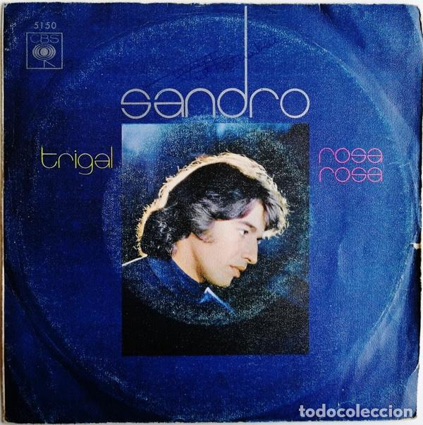 Discos de vinilo: Sandro &lrm;&ndash; Trigal / Rosa Rosa - Foto 1