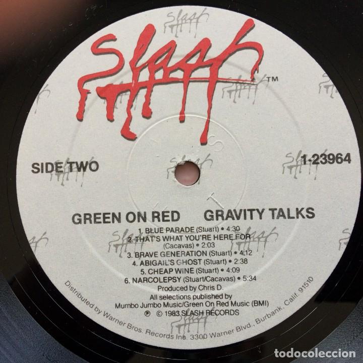 Discos de vinilo: Green On Red &lrm;&ndash; Gravity Talks USA,1983 Slash - Foto 4