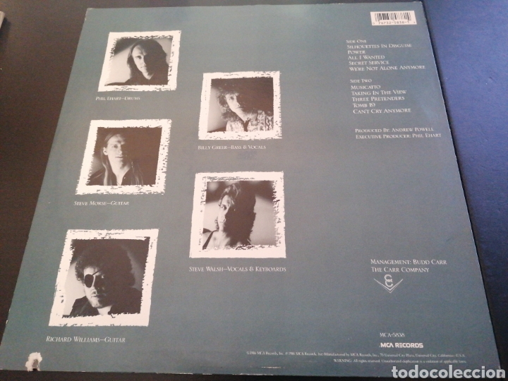 Discos de vinilo: Kansas - Power LP Edici&oacute;n USA - Foto 2