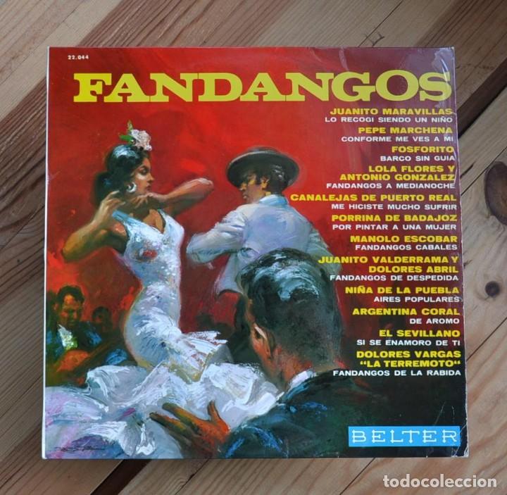 Discos de vinilo: Fandangos - Belter 1966 FLAMENCO lola flores argentina coral dolores vargas &rdquo;La Terremoto&rdquo;....