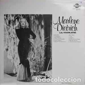 Discos de vinilo: Marlene Dietrich - Lili Marlene (LP, Comp) Label:Nostalgia Cat#: LP 22005 - Foto 2