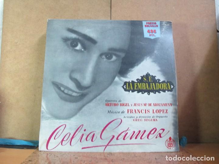Discos de vinilo: Celia G&aacute;mez - S.E. La Embajadora - Hispavox 130 104 - 1983 - Foto 1