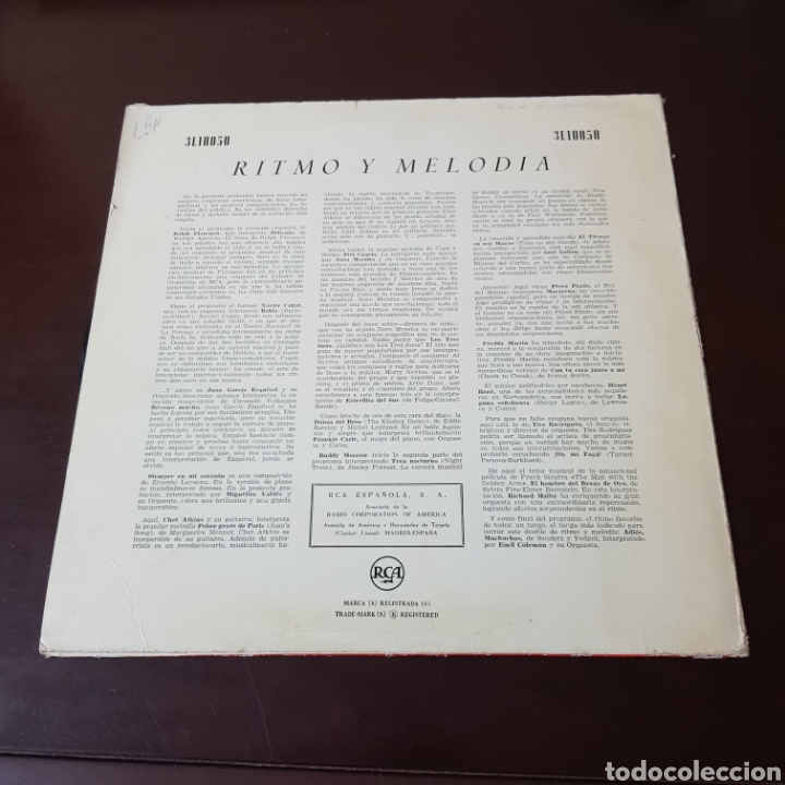 Discos de vinilo: RITMO Y MELODIA 1958 RCA - PROGRAMA DE BAILE CON 16 GRANDES ORQUESTAS - Foto 2