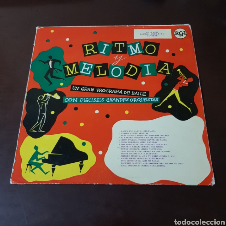 Discos de vinilo: RITMO Y MELODIA 1958 RCA - PROGRAMA DE BAILE CON 16 GRANDES ORQUESTAS - Foto 1
