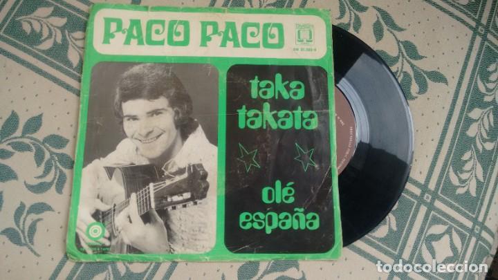 Discos de vinilo: SINGLE (VINUILO) DE PACO PACO A&Ntilde;OS 70 - Foto 1