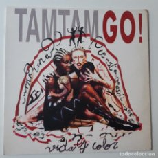 Discos de vinilo: TAM TAM GO - VIDA Y COLOR - LP 1992 + ENCARTE - VINILO COMO NUEVO.. Lote 239750995
