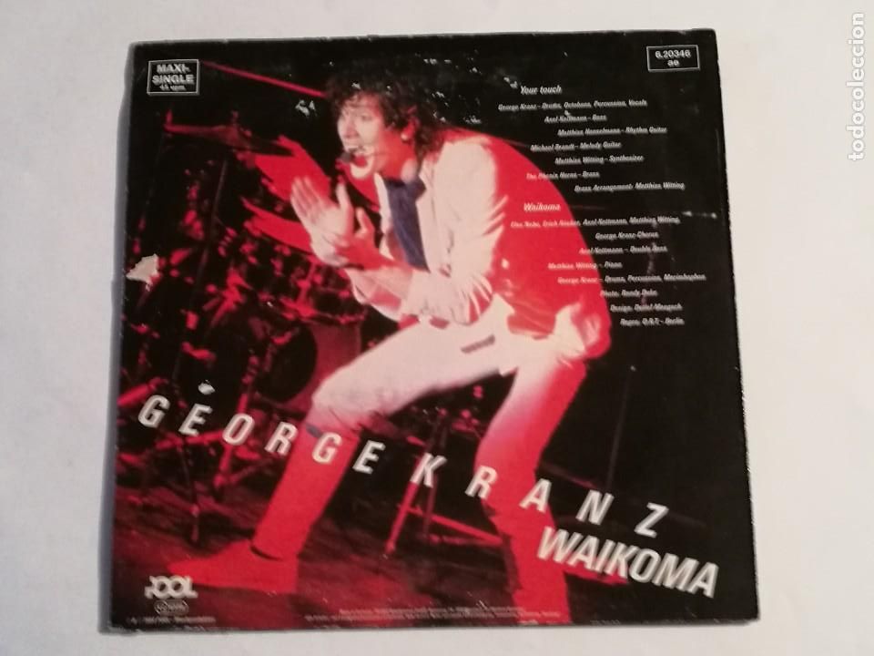 Discos de vinilo: George Kranz - Your Touch (Extended Version) - 1984 - Foto 2