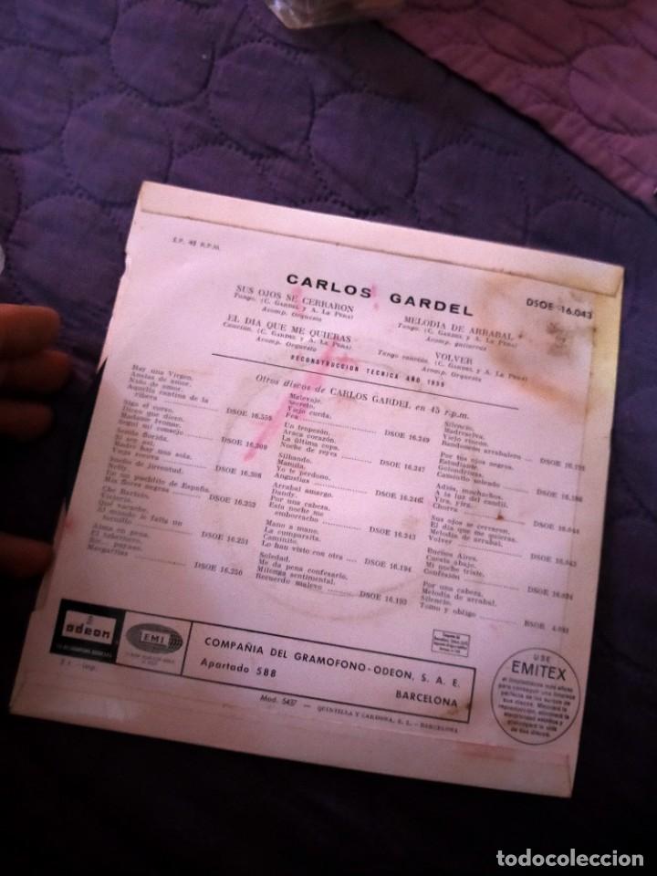Discos de vinilo: Antiguo disco de vinilo Carlos Gardel - Odeon - Foto 2