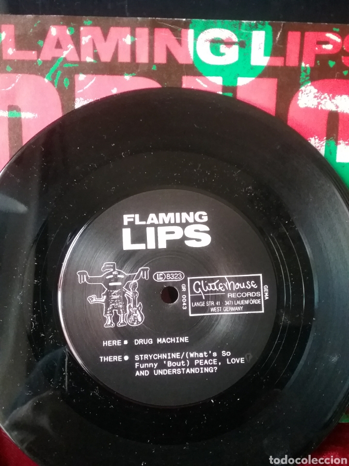 Discos de vinilo: FLAMING LIPS 1989 Glitterhouse Records. Edic. Limitada - Foto 3
