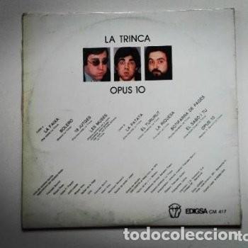 Discos de vinilo: La Trinca LP Opus 10 Edigsa 1976 - Foto 3