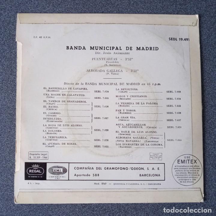Discos de vinilo: Vinilo Single Banda Municipal de Madrid - Foto 4