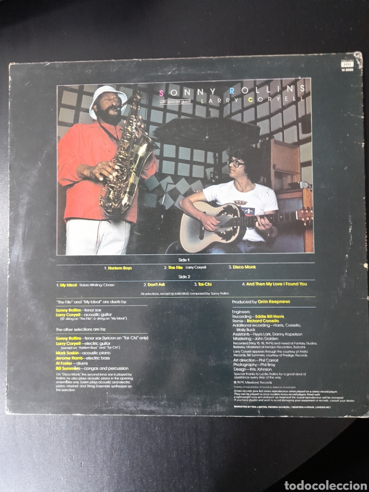 Discos de vinilo: SONNY ROLLINS, DONT ASK. LARRY CORYELL - Foto 2