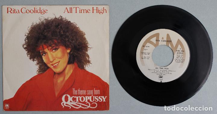 Discos de vinilo: RITA COOLIDGE//ALL TIME HIGTH//SINGLE//1983//AM RECORDS - Foto 3