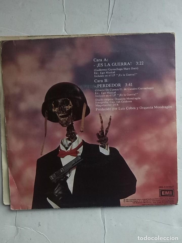 Discos de vinilo: ORQUESTA MONDRAGON - ES LA GUERRA SINGLE 7&rdquo; - Foto 2