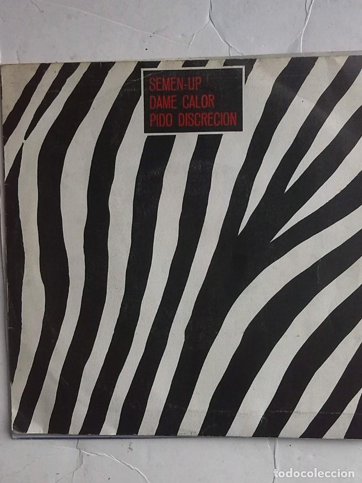Discos de vinilo: SEMEN UP - DAME CALOR SINGLE 7&rdquo; - Foto 1