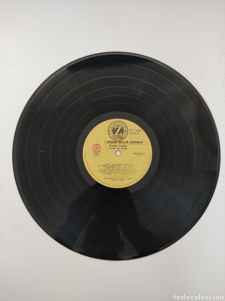 Discos de vinilo: Isabel Parra vientos del pueblo - Foto 3