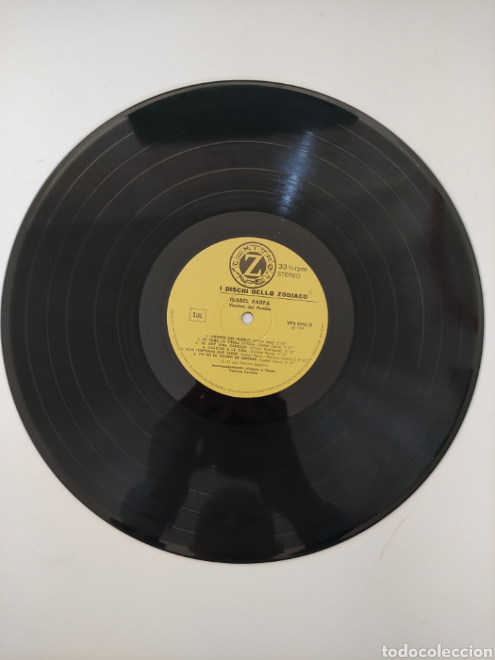 Discos de vinilo: Isabel Parra vientos del pueblo - Foto 4